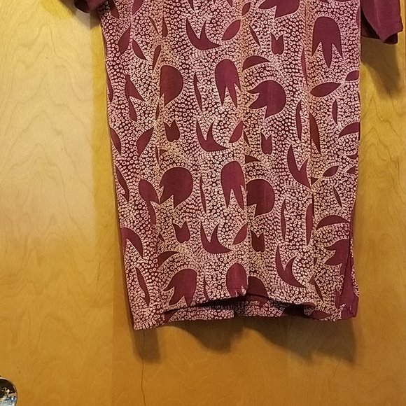 COPY - Maroon embellished Tulip design Top - Picture 2 of 8